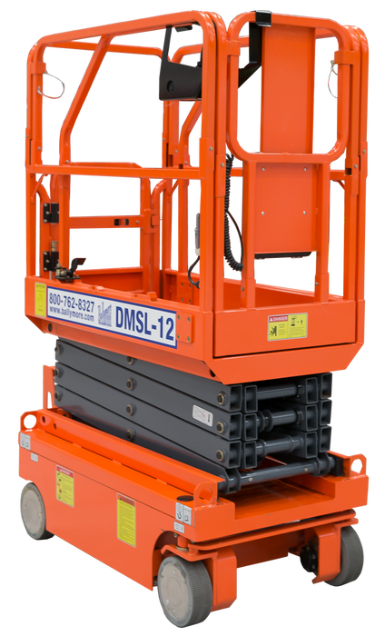 Ballymore Drivable Mini Scissor Lift 12' Platform 500 Lb. Capacity (DMSL-12)
