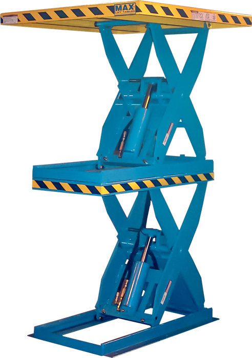Ballymore Max Dbl High Scissor Lift Foot Control 86.5 24X48 3.5K Capacity (BM-MDH-3.5K-86.5R-2448-F)