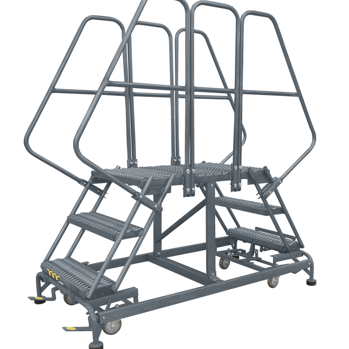 Ballymore Double Entry Work Platforms with Handrails, 3 Step, 38 In Wi ...