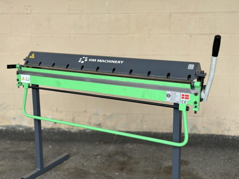 Tin Knocker HM Machinery 1300L 4ft x 20 ga Straight Brake with Angle Nose Bar