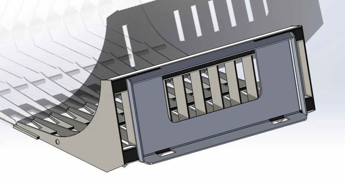 Top Dog Attachments Light Duty Rock Bucket