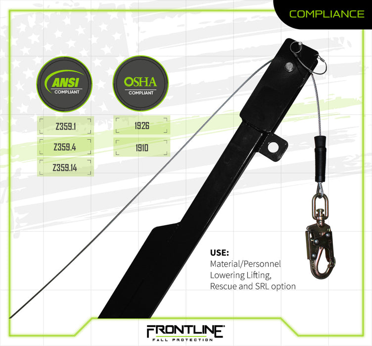 Frontline Fall QAN75-US Patriot™ Quadpod Confined Space System - Made in USA