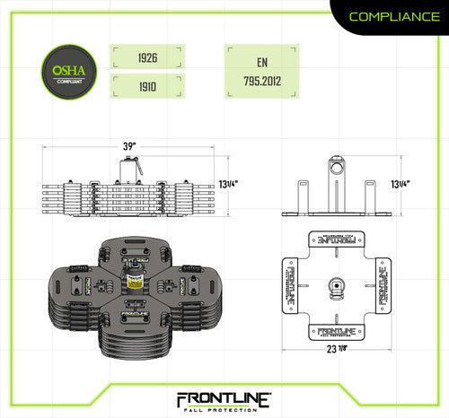 Frontline Fall CO2NN Counterweight Anchor System (Commando)