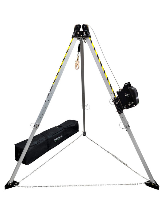 Frontline Fall TAN10RU MEGApod Confined Space Kit 10' Aluminum Tripod with 60' Winch