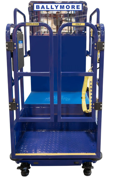 Ballymore Personnel Lift: Push-Around, Battery, 450 lb Load Capacity, 6 ft 4 in Closed Height (PS-10)
