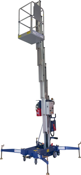 Ballymore Mobile 1 Person Vertical - 30' Lift, 300 Lb. Capacity (BMVL-30)
