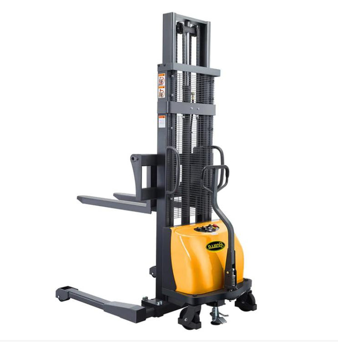 Apollolift Semi-Electric Straddle Stacker 3300Lbs Cap.118" Lifting