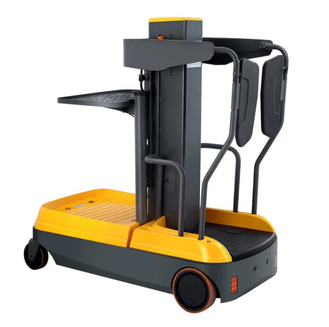 Apollolift Fully Electric Mini Order Picker With Load Tray 200lbs. Capacity