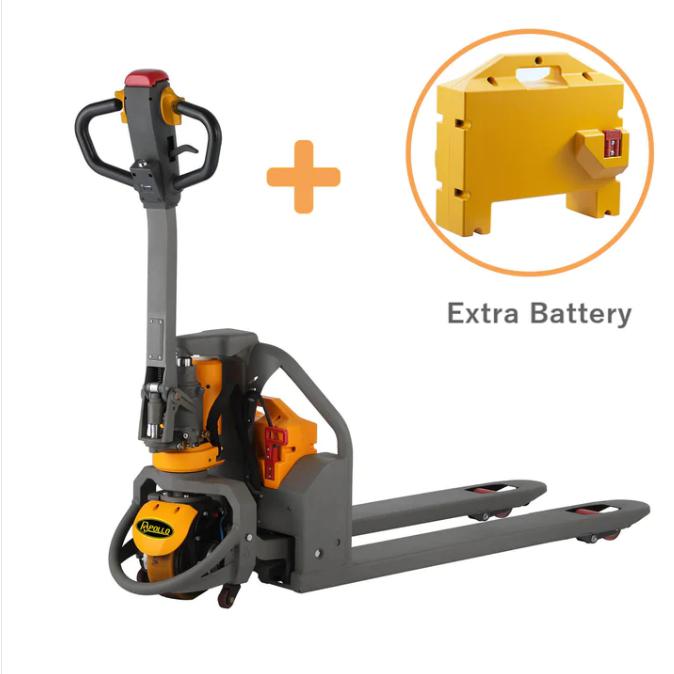 Apollolift Lithium Battery 3300Lbs Full Electric Pallet Jack Electric Forklift 48" x27"